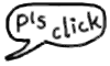 Sign that indicates that my face wants to be clicked